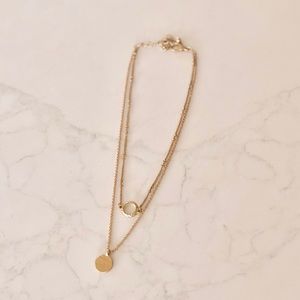 Layered choker necklace